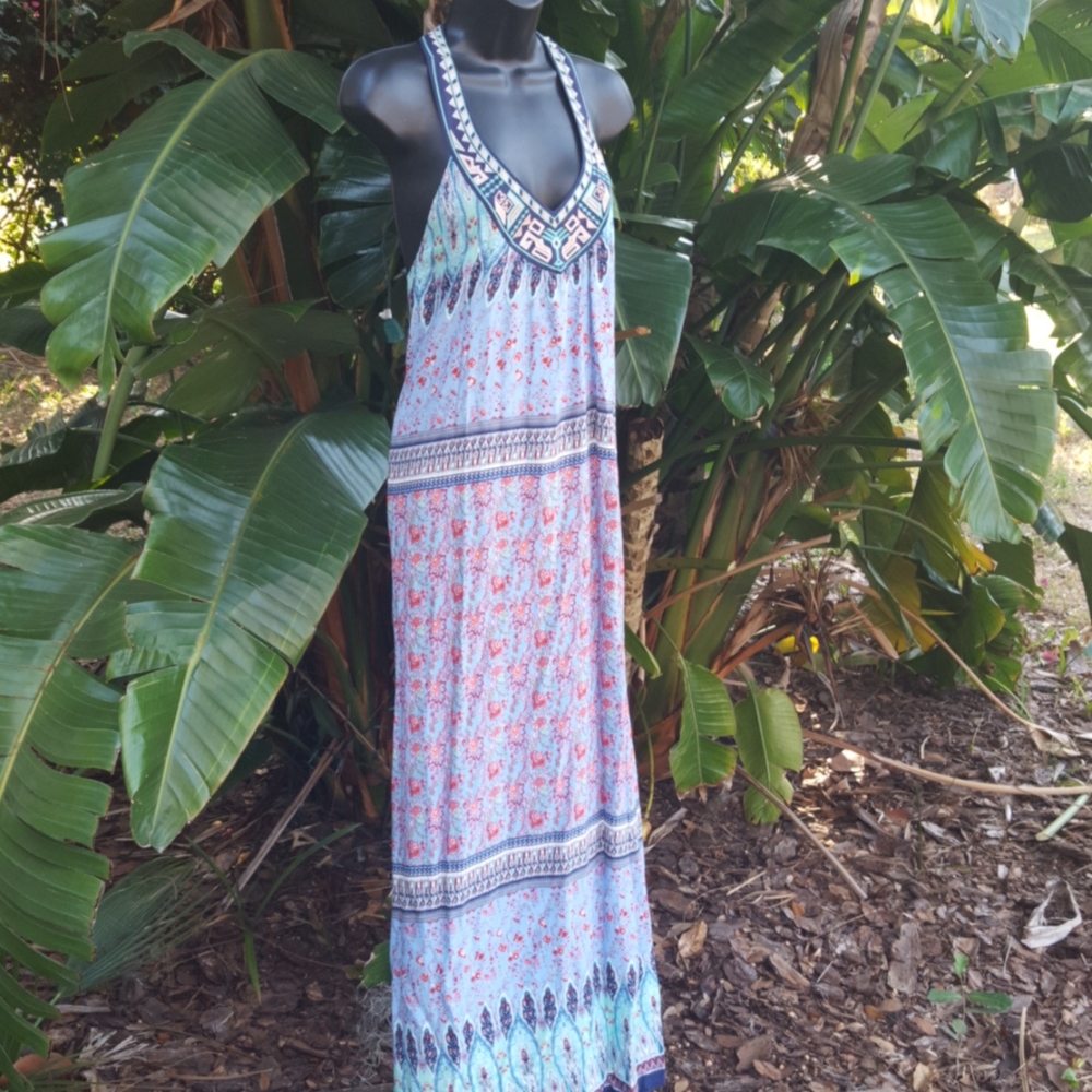 Flying tomato patchwork scarf, print dress - Picture 2 of 7